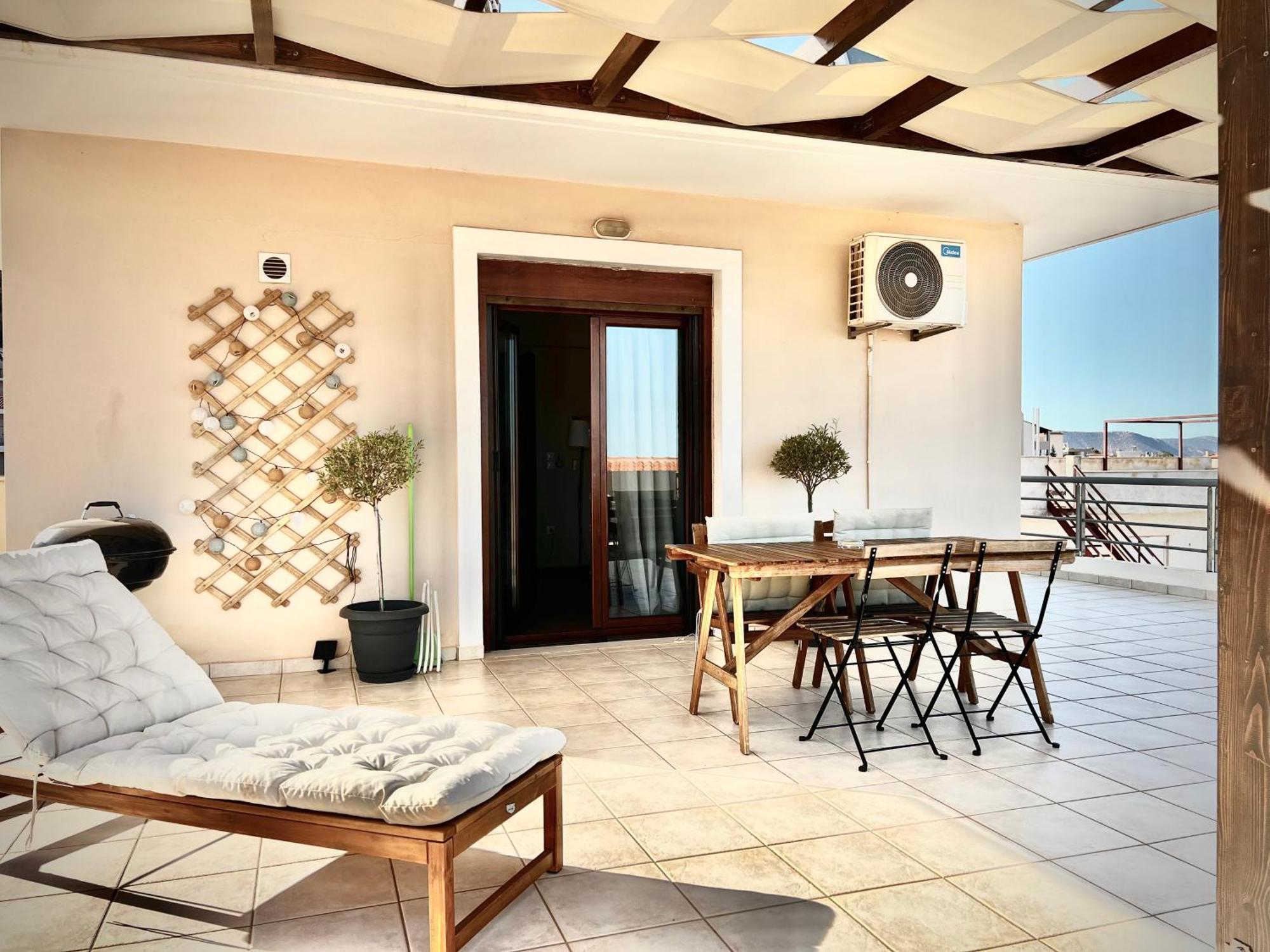 Sunrise Studio With Unhindered View To The Sea. Néa Mákri Esterno foto